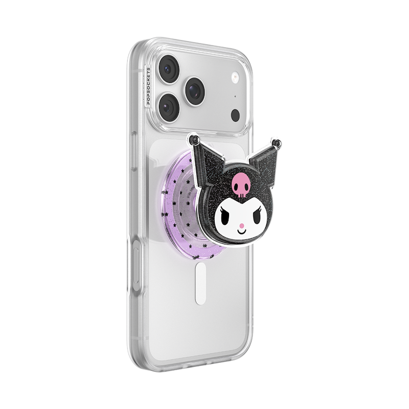 Tidepool Glitter Kuromi &mdash; MagSafe PopGrip image number 8