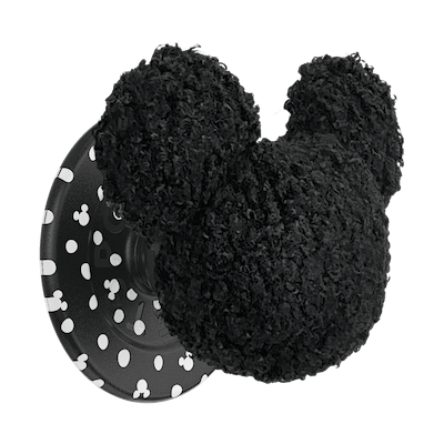 Plush Mickey Black &mdash; MagSafe PopGrip