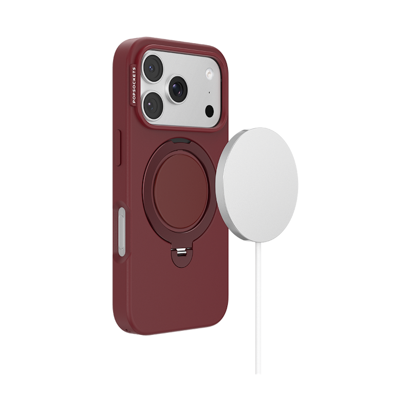 Burgundy &mdash; iPhone 17 Pro Low-Pro MagSafe Case image number 11