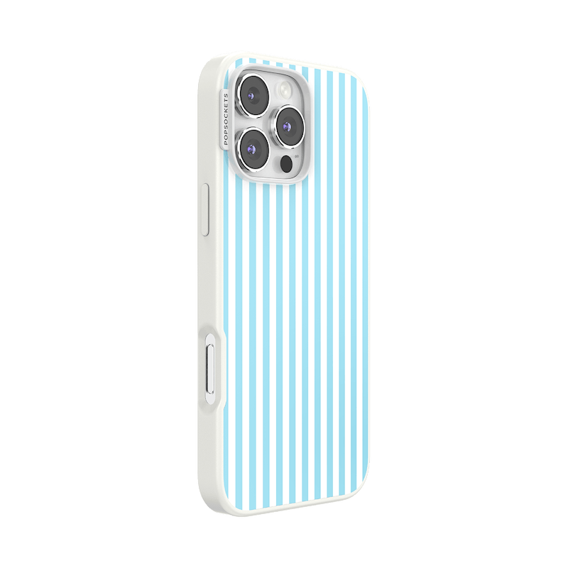 Soft Blue Stripe &mdash; iPhone 16 Pro Max MagSafe Case image number 1