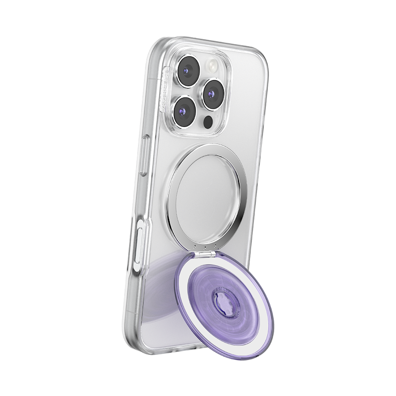 Translucent Dusty Purple &mdash; MagSafe Kick-Out Grip & Stand image number 9