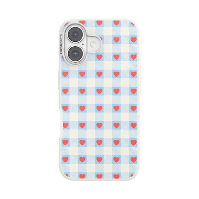 Berry Sweet Gingham &mdash; iPhone 16 MagSafe Case