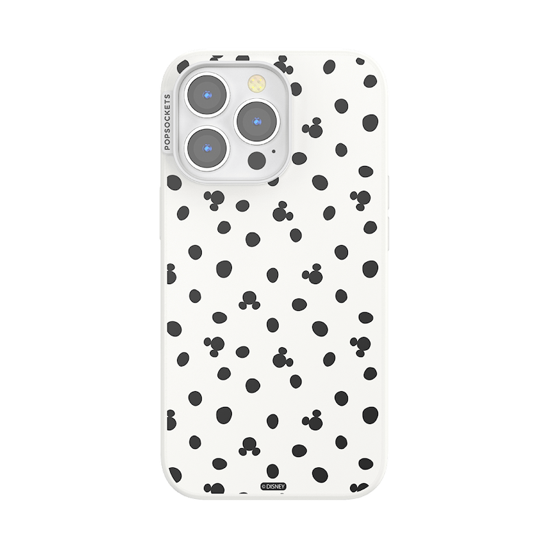 White Mickey Polka Dot &mdash; iPhone 13 Pro MagSafe Case image number 0