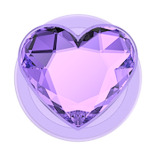 Crystal Heart Lavender &mdash;  MagSafe PopGrip image number 2