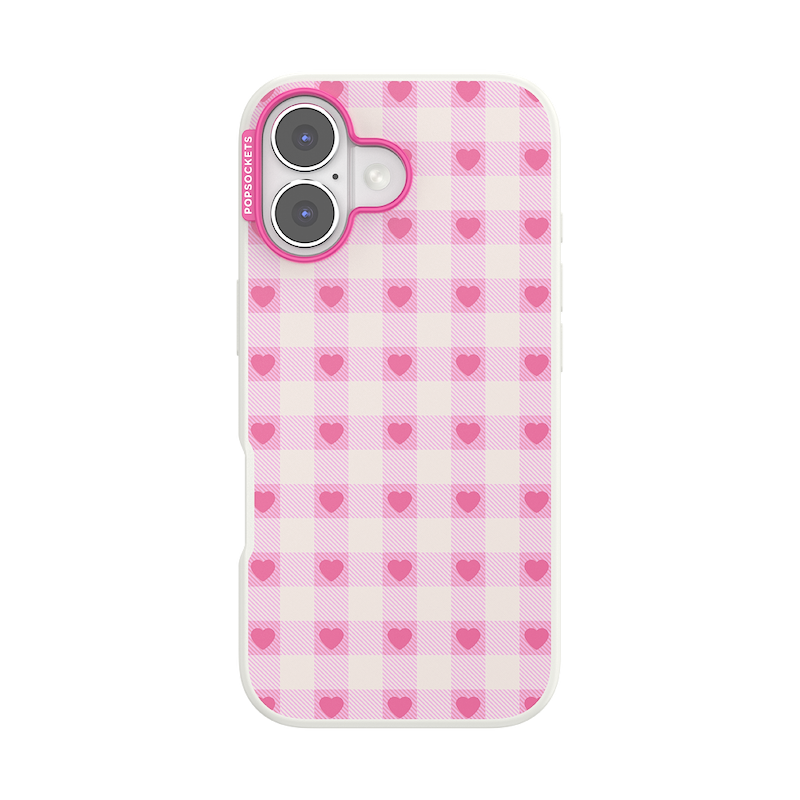 Blush Gingham &mdash; iPhone 17 MagSafe Case image number 0