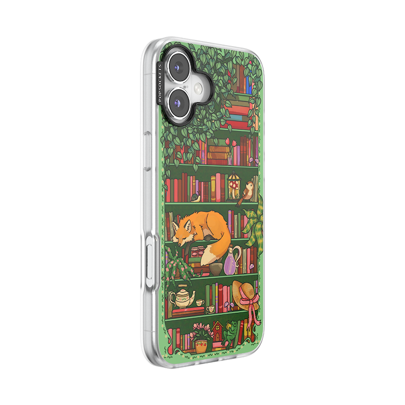 Storied Shelves Green &mdash; iPhone 16 Plus MagSafe Case image number 1