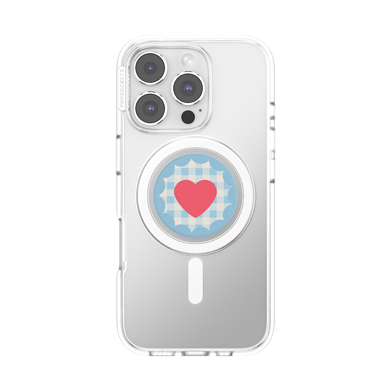 Gingham Heart &mdash;  MagSafe PopGrip image number 5