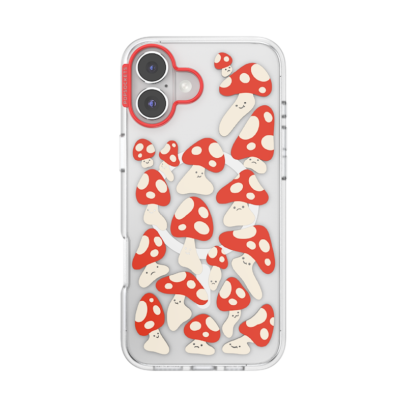 Red Shrooms — iPhone 16 Plus MagSafe Case image number 0