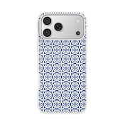 Navy Mosaic &mdash; iPhone 17 Pro Max MagSafe Case image number 1