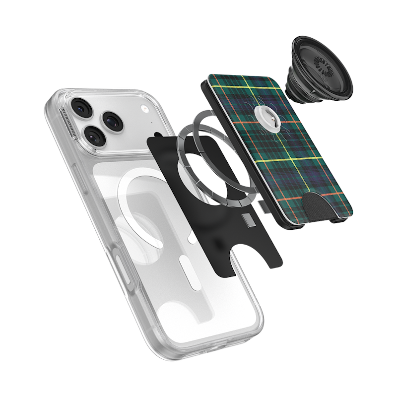 Classic Tartan Green &mdash; MagSafe PopWallet+ image number 10