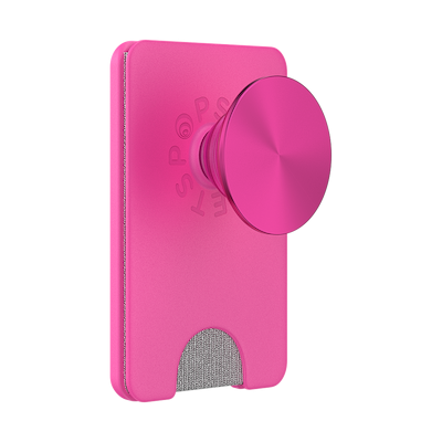Fuchsia Radial &mdash; MagSafe Kick-Out PopWallet+ & Stand