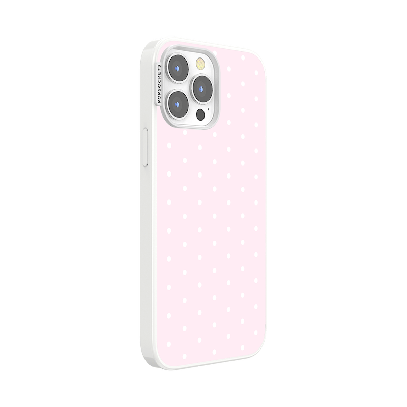 Blush Pink PolkaDot &mdash; iPhone 13 Pro Max MagSafe Case image number 1