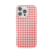 Red Gingham &mdash; iPhone 16 Pro Max MagSafe Case image number 1