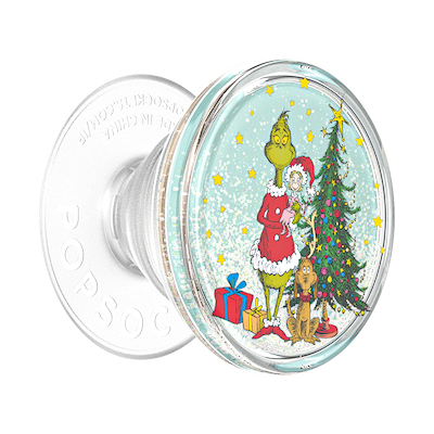 Tidepool Grinch Snow Globe &mdash; Adhesive PopGrip