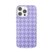 Lilac Houndstooth &mdash; iPhone 16 Pro Max MagSafe Case image number 1