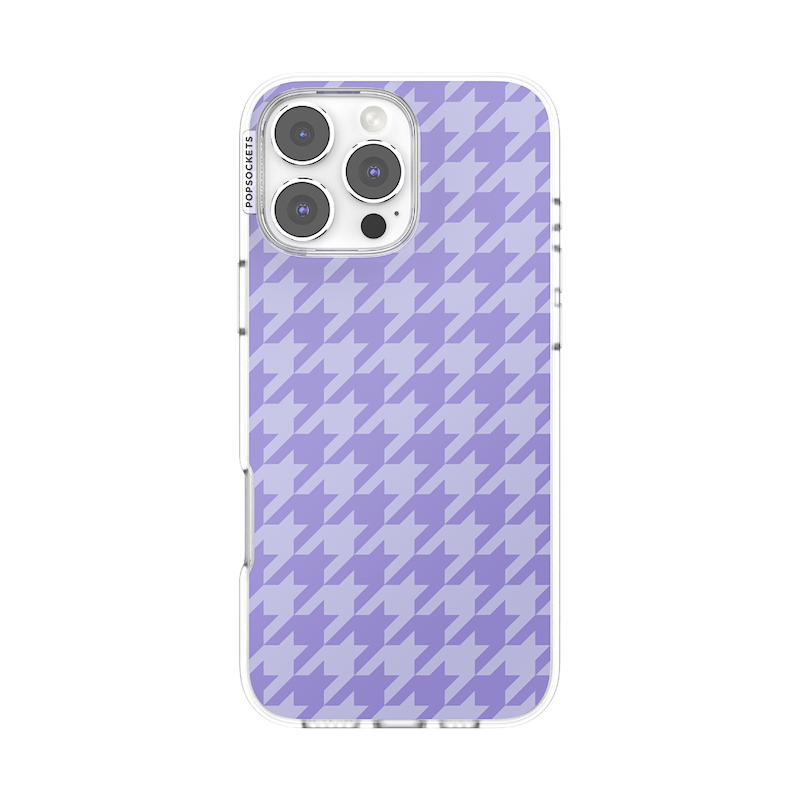 Lilac Houndstooth &mdash; iPhone 16 Pro Max MagSafe Case image number 0