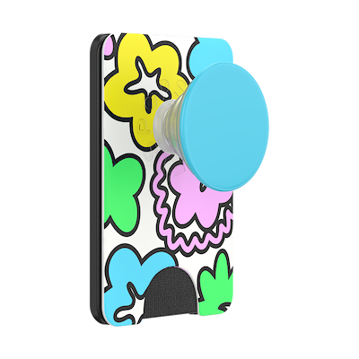 Doodle Flowers &mdash; MagSafe PopWallet+