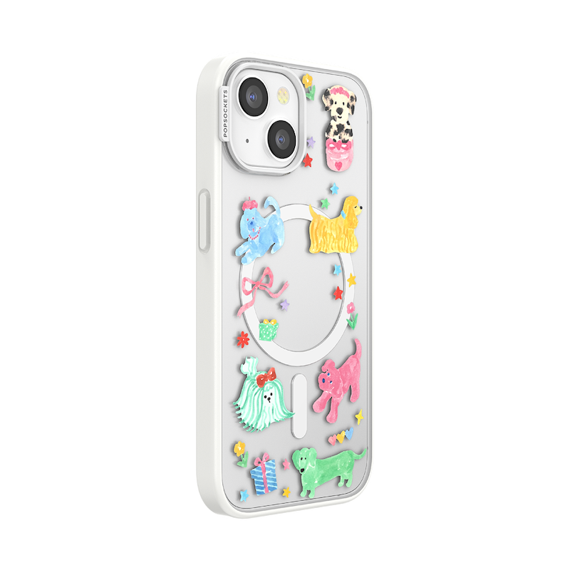 Puppy Cluster &mdash; iPhone 15 MagSafe Case image number 1