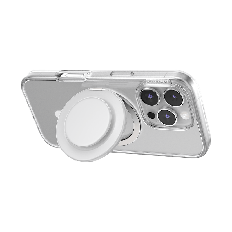 Glossy White &mdash; MagSafe Kick-Out Grip & Stand image number 12