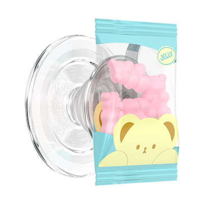 Airbag Jelly Bear — MagSafe PopGrip