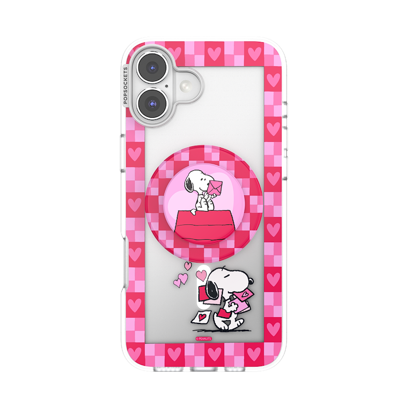 Snoopy's Love Notes &mdash; iPhone 16 Plus MagSafe Case image number 0