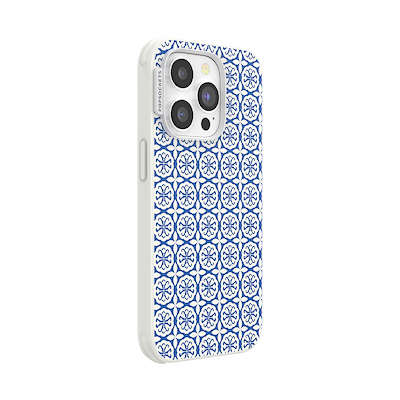 Secondary image for hover Navy Mosaic &mdash; iPhone 14 Pro MagSafe Case