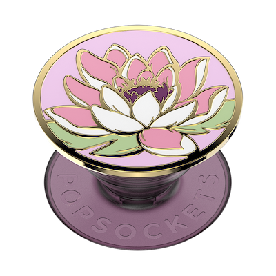 Enamel Water Lily — Adhesive PopGrip