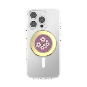 Enamel Floral Mauve &mdash; MagSafe PopGrip image number 5