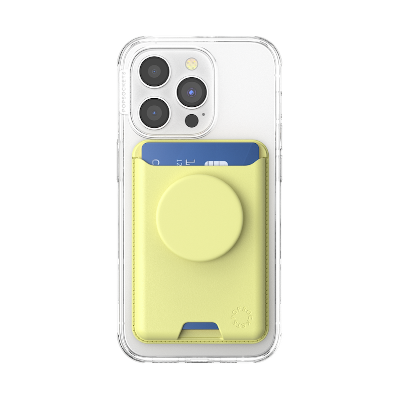 Butter Yellow — Softgoods MagSafe PopWallet+ image number 3