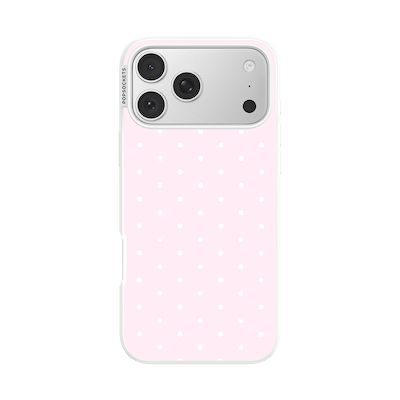 Blush Pink PolkaDot &mdash; iPhone 18 Pro Max MagSafe Case
