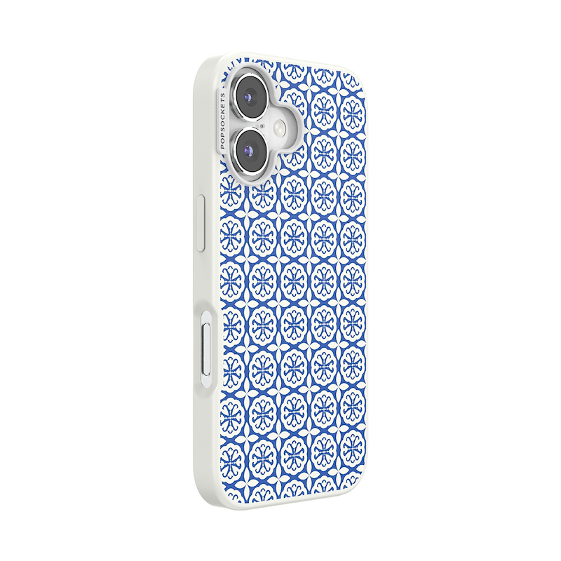 Navy Mosaic &mdash; iPhone 16 MagSafe Case image number 1
