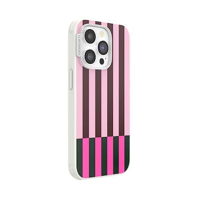 Secondary image for hover Pop of Pink Stripe &mdash; iPhone 14 Pro MagSafe Case