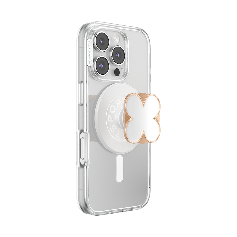 Enamel Clover Rose Gold &mdash; MagSafe PopGrip image number 7