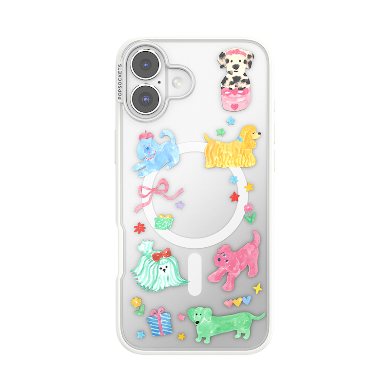 Puppy Cluster &mdash; iPhone 16 Plus MagSafe Case image number 0
