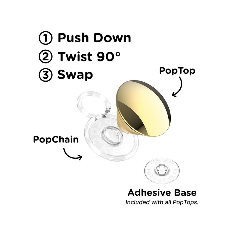 Enamel Golden Bauble &mdash; PopTop image number 2