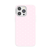 Blush Pink PolkaDot &mdash; iPhone 15 Pro Max MagSafe Case image number 1