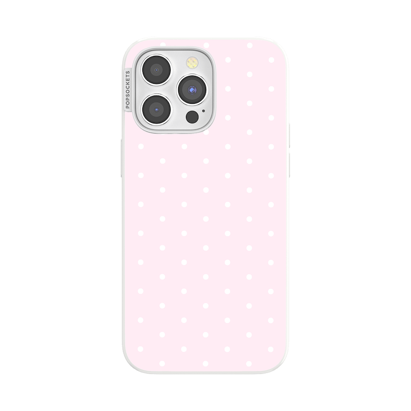 Blush Pink PolkaDot &mdash; iPhone 15 Pro Max MagSafe Case image number 0