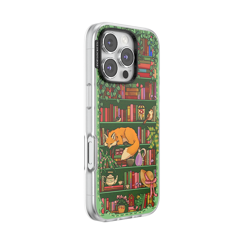 Storied Shelves Green &mdash; iPhone 16 Pro MagSafe Case image number 1