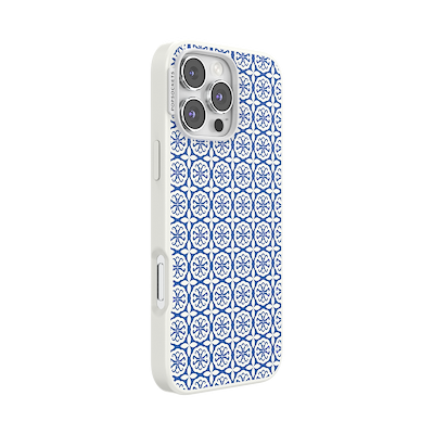 Secondary image for hover Navy Mosaic &mdash; iPhone 16 Pro Max MagSafe Case