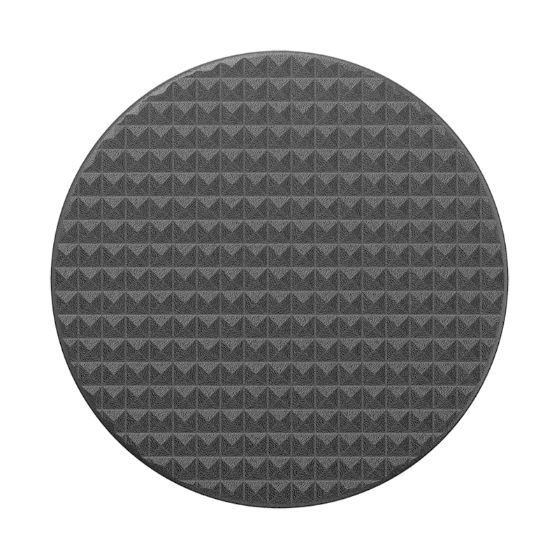 Knurled Texture Black &mdash; Adhesive PopGrip image number 1