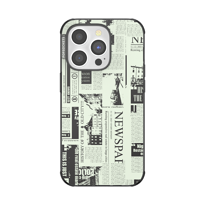 Hot off the Press Black &mdash; iPhone 14 Pro MagSafe Case image number 0