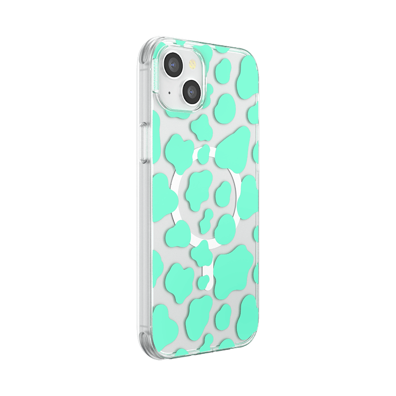 Turquoise Cow Cow  — iPhone 14 Plus MagSafe Case image number 1