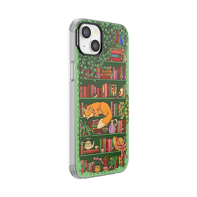 Secondary image for hover Storied Shelves Green &mdash; iPhone 14 Plus MagSafe Case