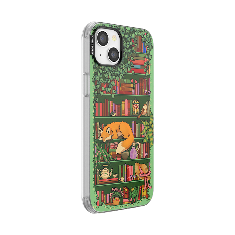 Storied Shelves Green &mdash; iPhone 14 Plus MagSafe Case image number 1