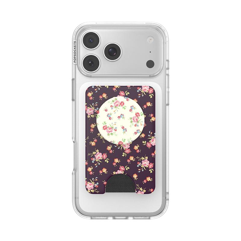 Ditsy Floral Noir &mdash; MagSafe PopWallet+ image number 4