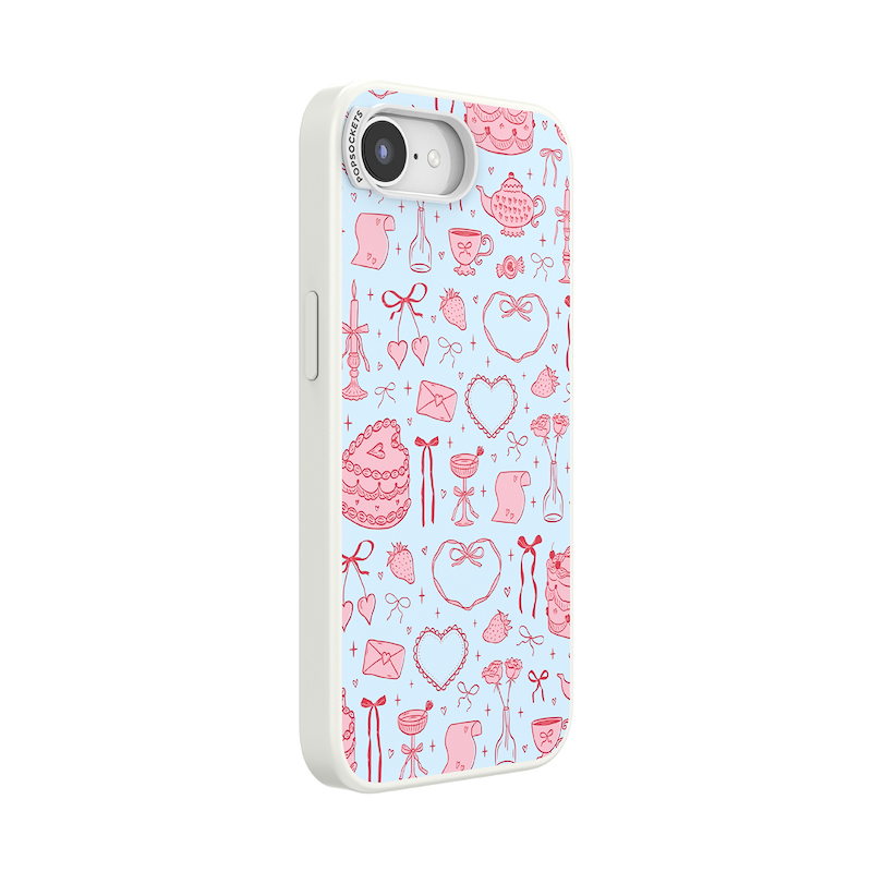 Valentine Doodle &mdash; iPhone 16E MagSafe Case image number 1