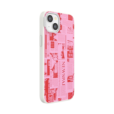 Secondary image for hover Hot off the Press Pink &mdash; iPhone 15 Plus MagSafe Case
