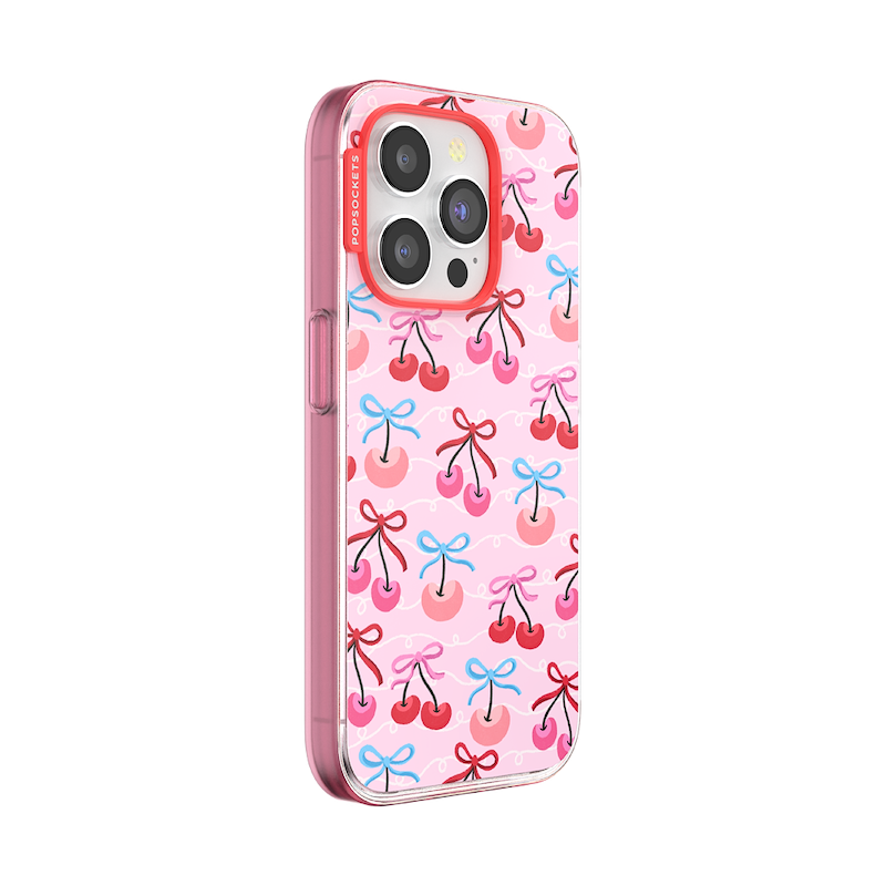 Cherry Bows &mdash; iPhone 15 Pro MagSafe Case image number 1