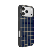 Windowpane Navy &mdash; iPhone 18 Pro Max MagSafe Case image number 2