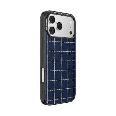 Secondary image for hover Windowpane Navy &mdash; iPhone 18 Pro Max MagSafe Case